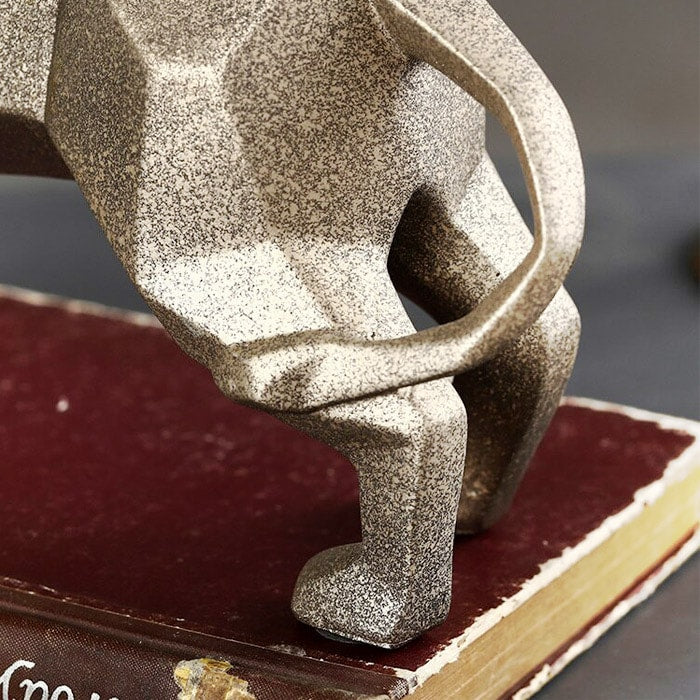 Statue Lion Gardien de la Maison — Édition Prestige