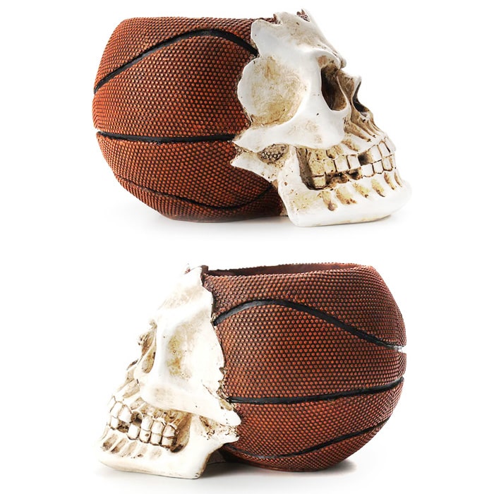 Statue Tête Crâne Basket-Ball Pro Edition