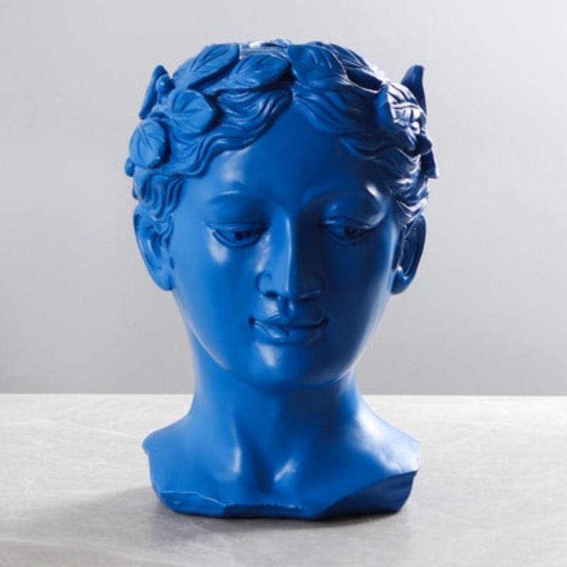 Tête Bleue – Statue grecque