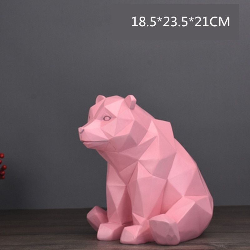 Statue Origami – Ours Polaire Édition Signature