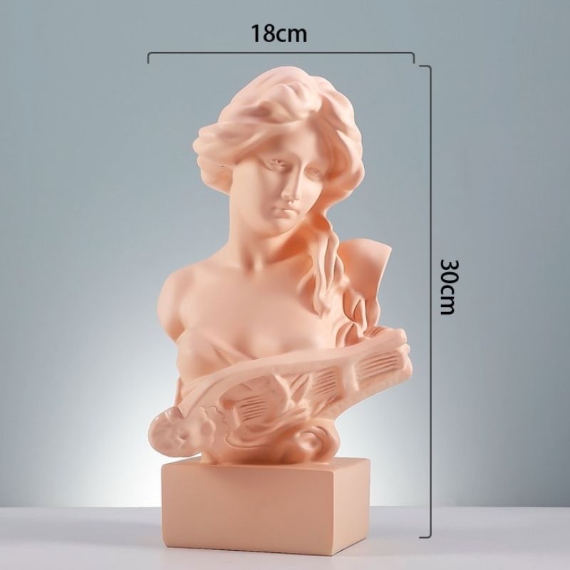 Déesse Rose — Statue Grecque Signature