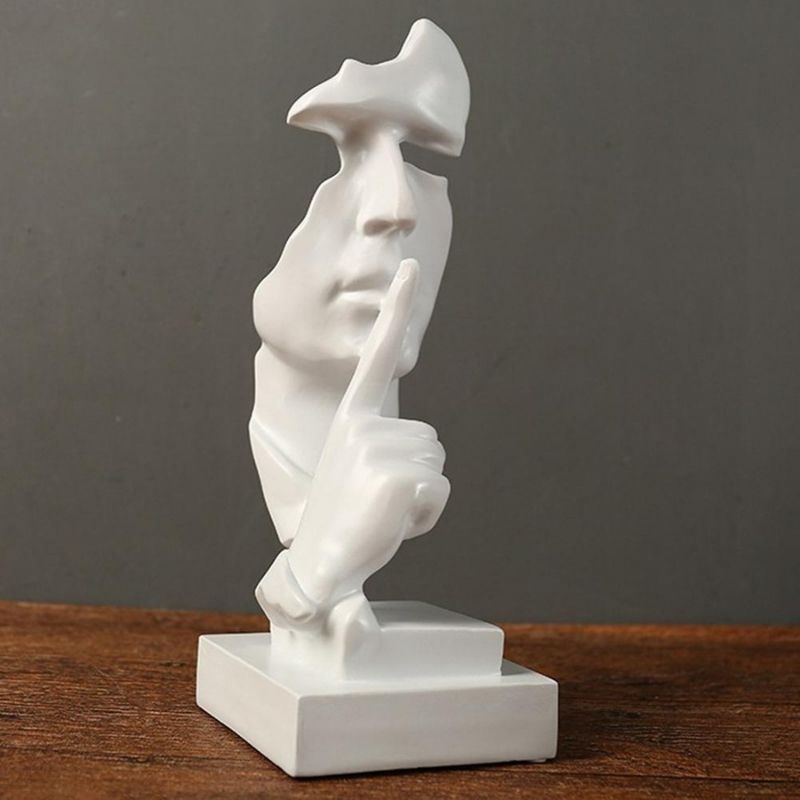 Statue Homme Blanc — Chut, Édition Signature