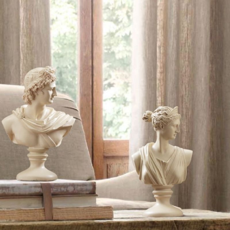 Statue Buste Grecque Masculin Elite