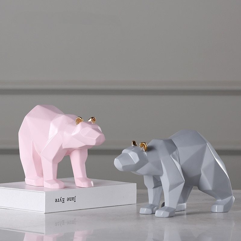 Statue Origami Ours — Édition Pro