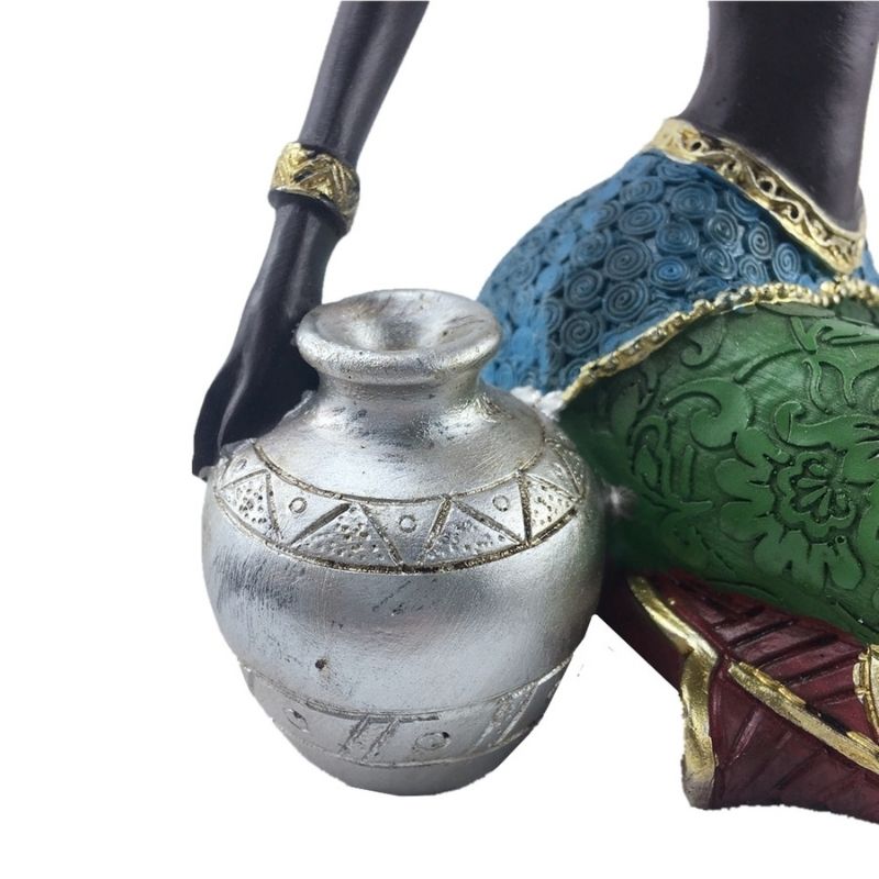Statue Africaine Multicolore — Édition Signature