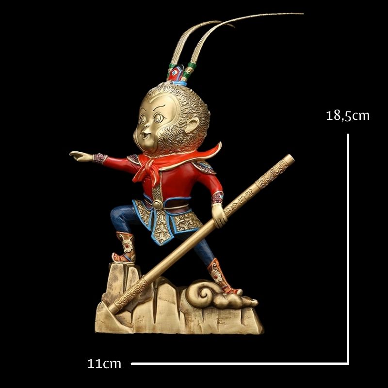 Statue Singe Coloré — Édition Signature