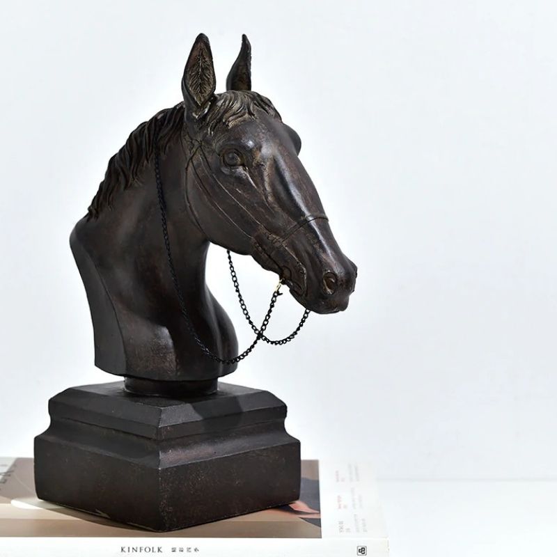 Statue Tête de Cheval – Collection Prestige