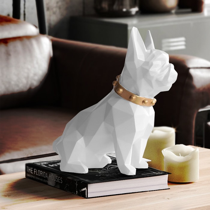 Statue Origami Bouledogue — Édition Signature