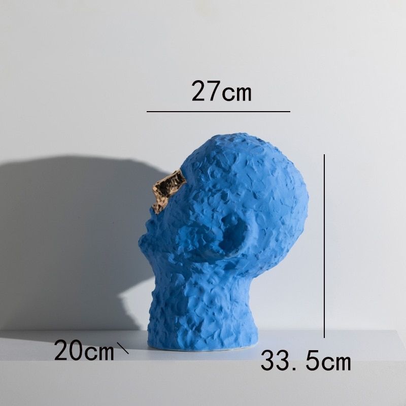 Statue TêteBleue – Homme