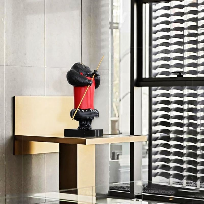 Statue Singe — Artiste Contemporain