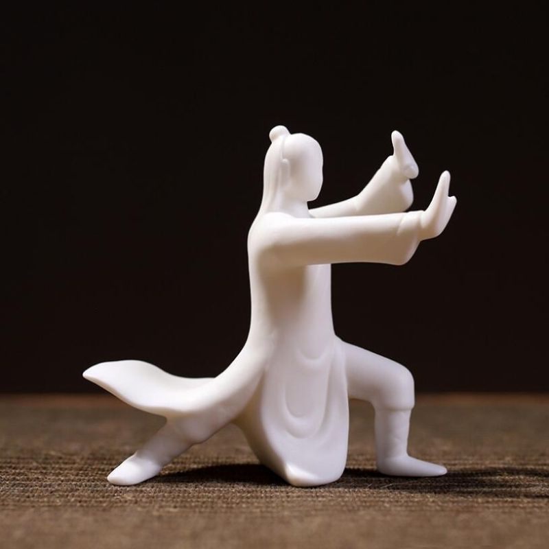 Statue Japonaise en Porcelaine - Guerrier Édition Prestige