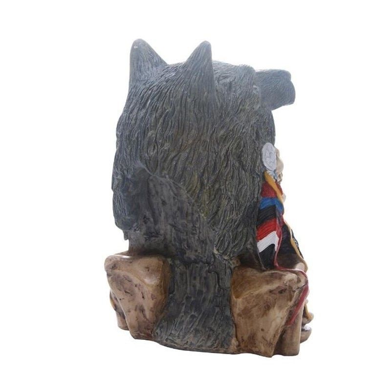 Statue Indienne - Tête de Mort