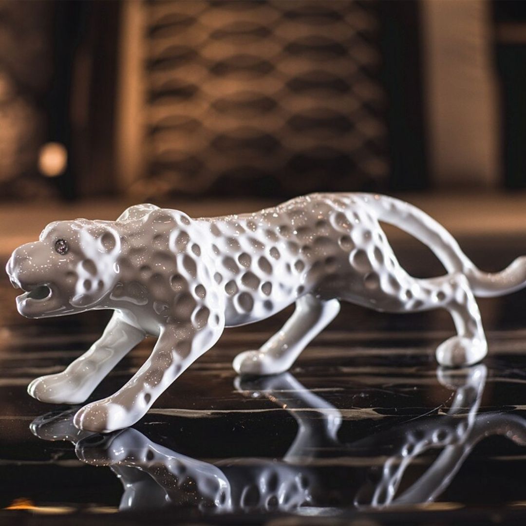 Statue Panthère en Céramique — Édition Luxe