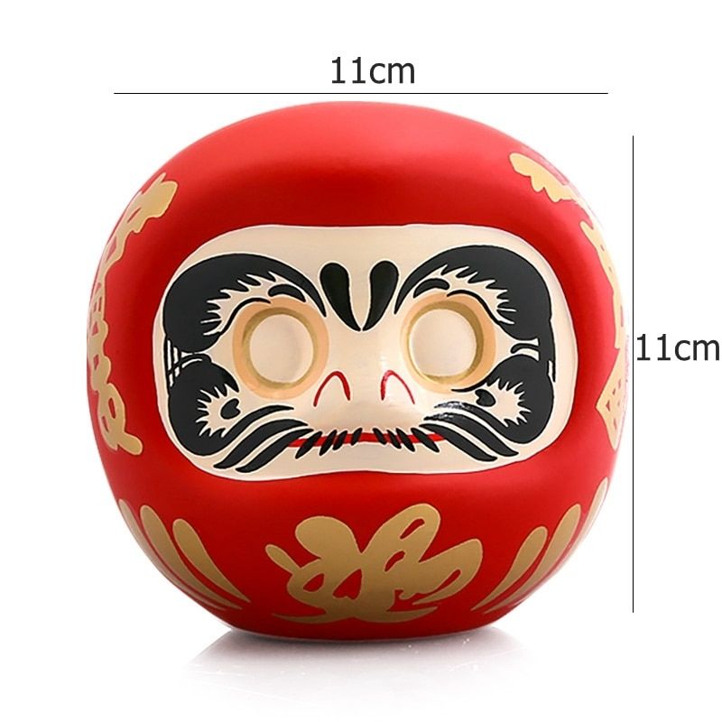 Petite Statue Japonaise Rouge — Édition Premium