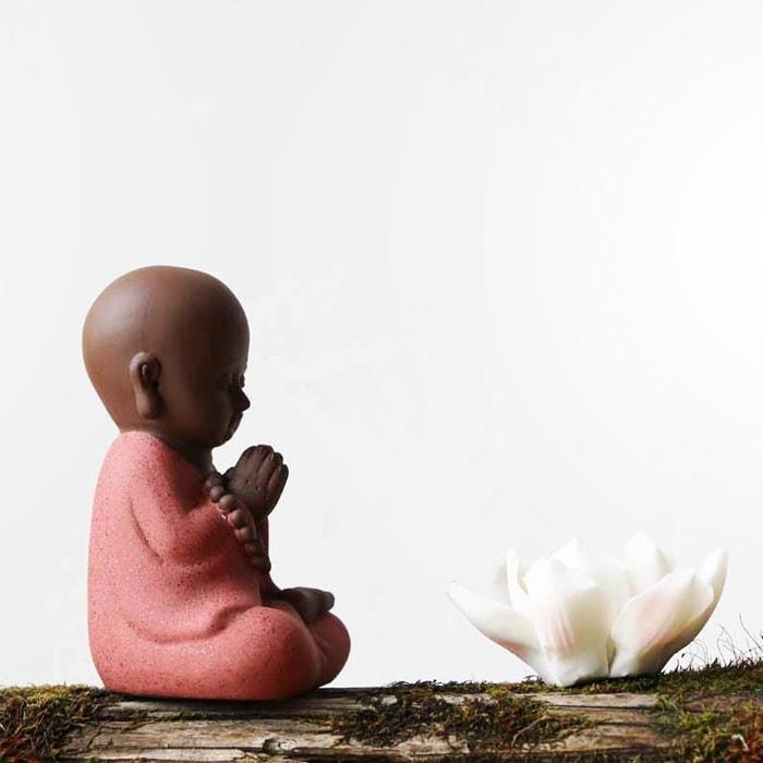 Statue Bouddha Moine Sage – Édition Signature