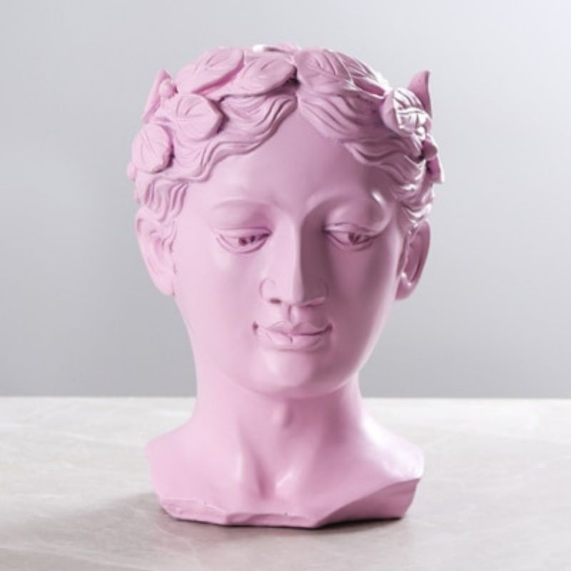 Statue Grecque: Tête Rose