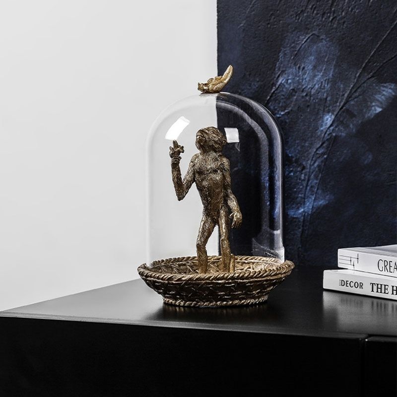 Statue Résine Singe — Édition Signature