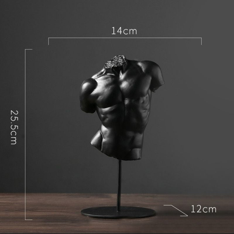 Statue-Buste: Homme Noir