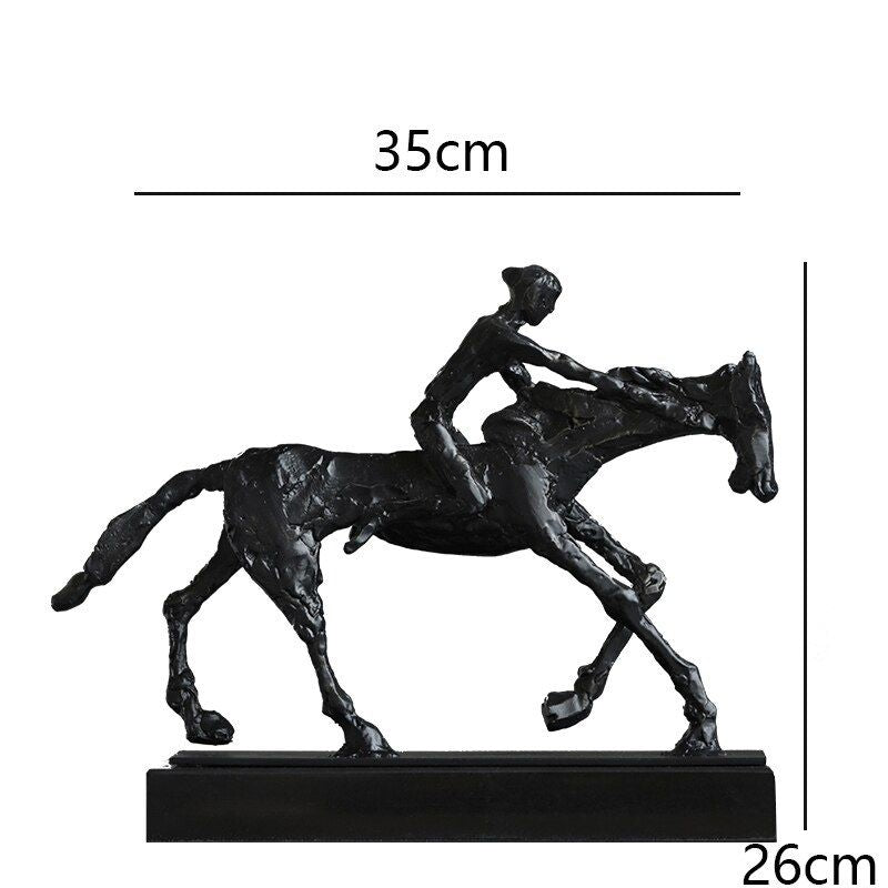 Statue de Cheval en Métal — Édition Signature