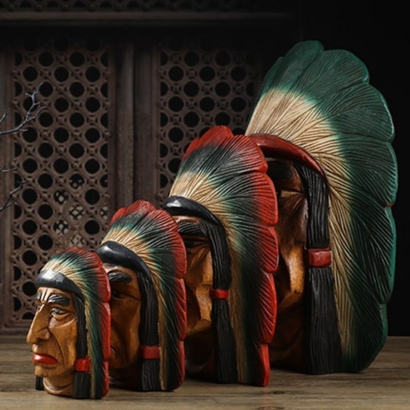 Statue en Bois Indien