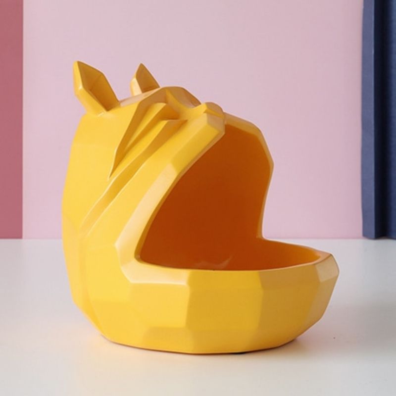 Statue Bouledogue Jaune - Édition Signature