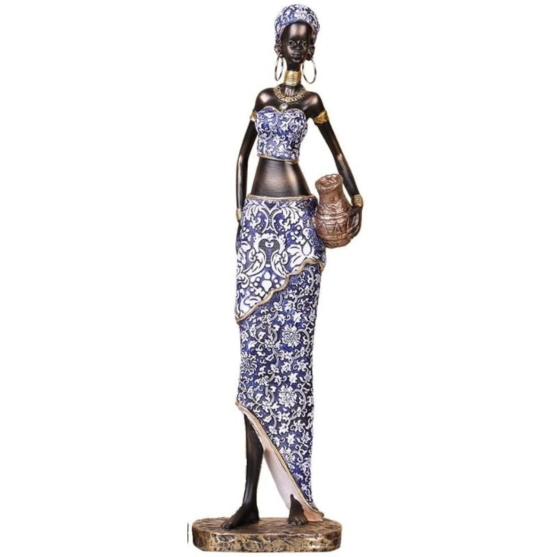 Statue Africaine Élancée — Édition Signature