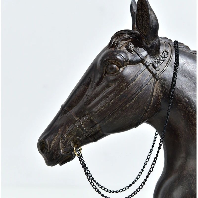 Statue Tête de Cheval – Collection Prestige