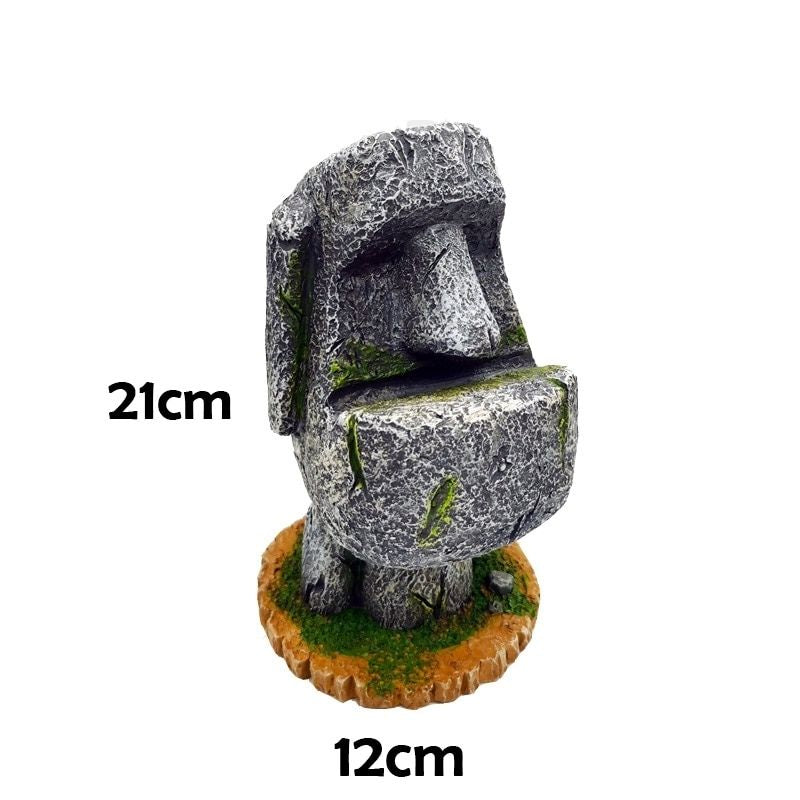 Moaï Jardin — Statue en Résine Premium