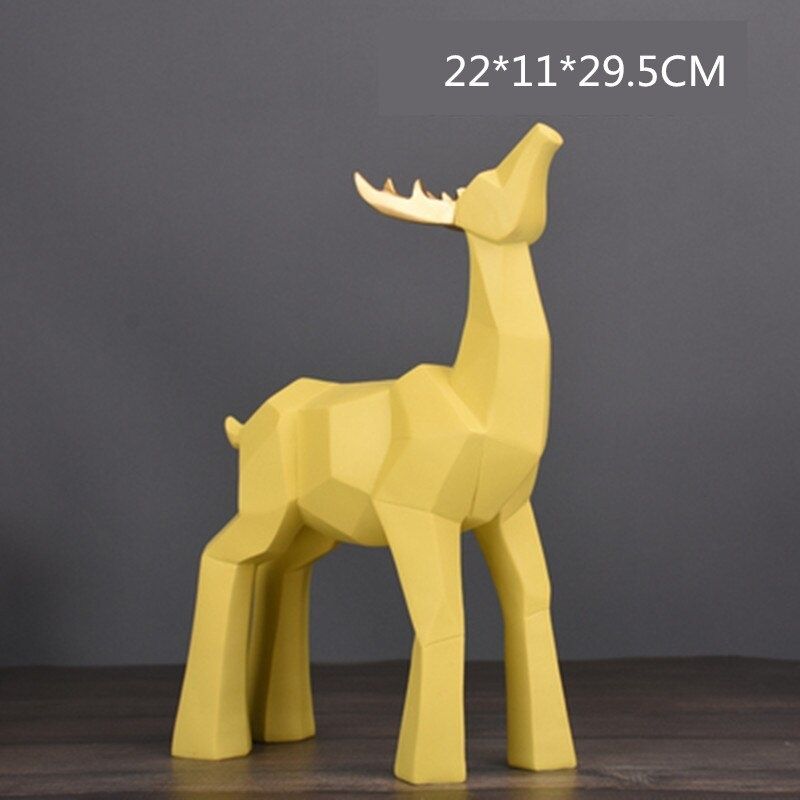 Statue Origami Cerf — Édition Signature