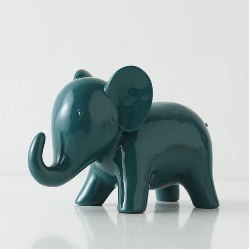 Statue Éléphant Bébé — Édition Signature