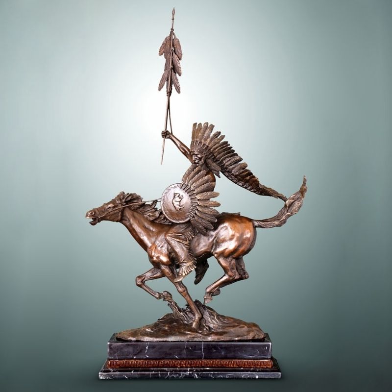 Statue Indien d'Amérique — Collection Signature