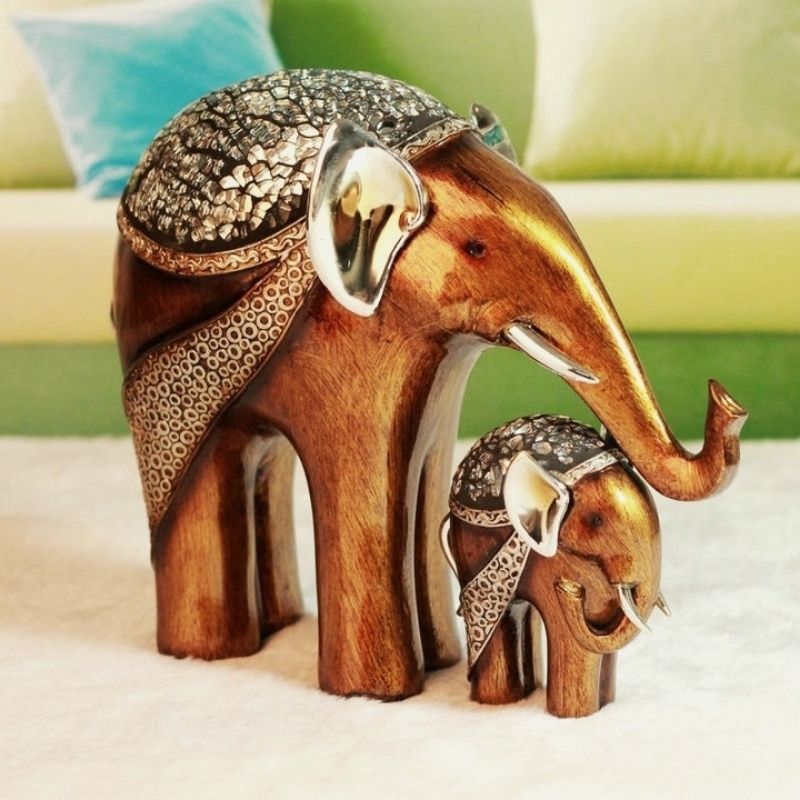 Statue en Résine Éléphant - Collection Prestige
