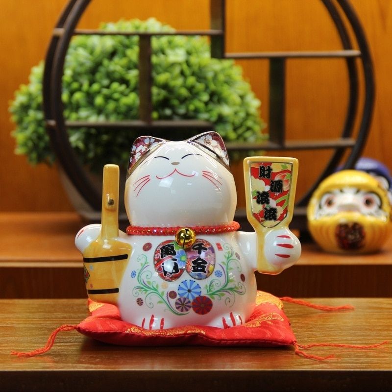 Maneki Noir – Statue Japonaise