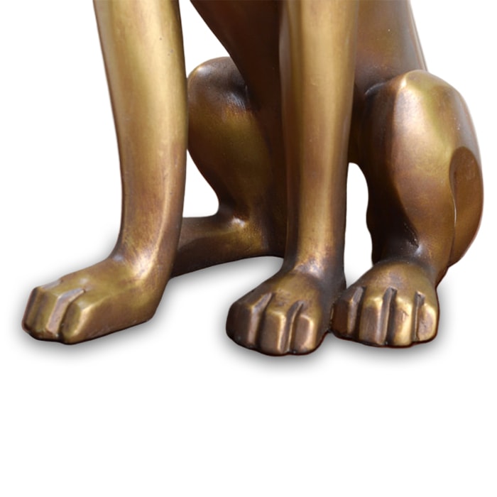Guépard Sage — Statue Bronze