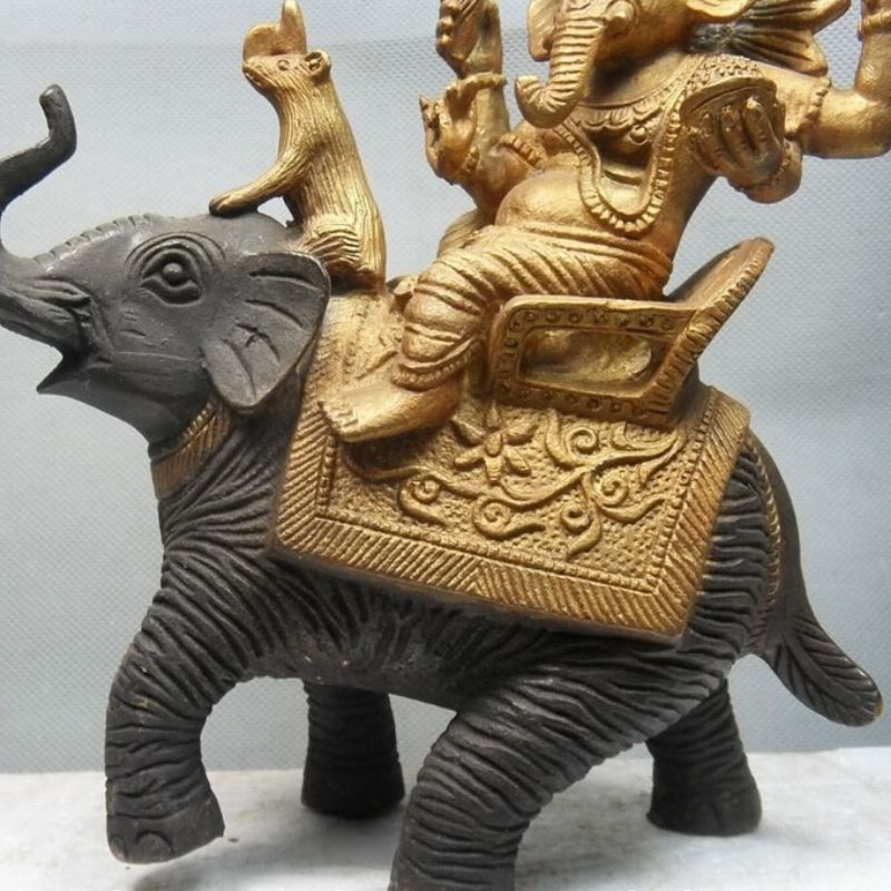Statue Ganesh Éléphant — Édition Signature