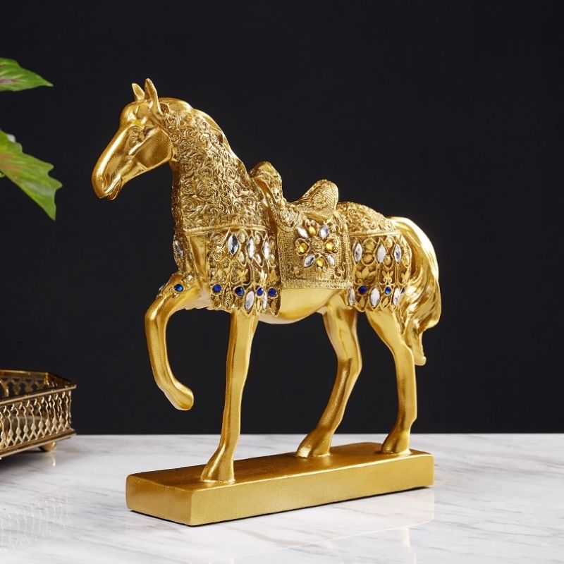 Statue Cheval Décoration Signature