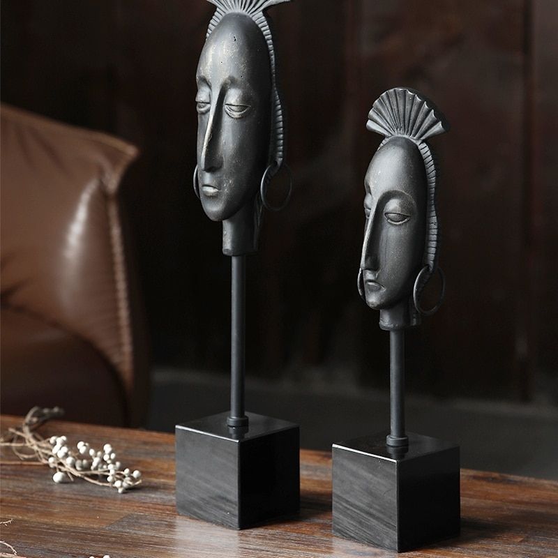 Statue Africaine en Marbre Édition Prestige