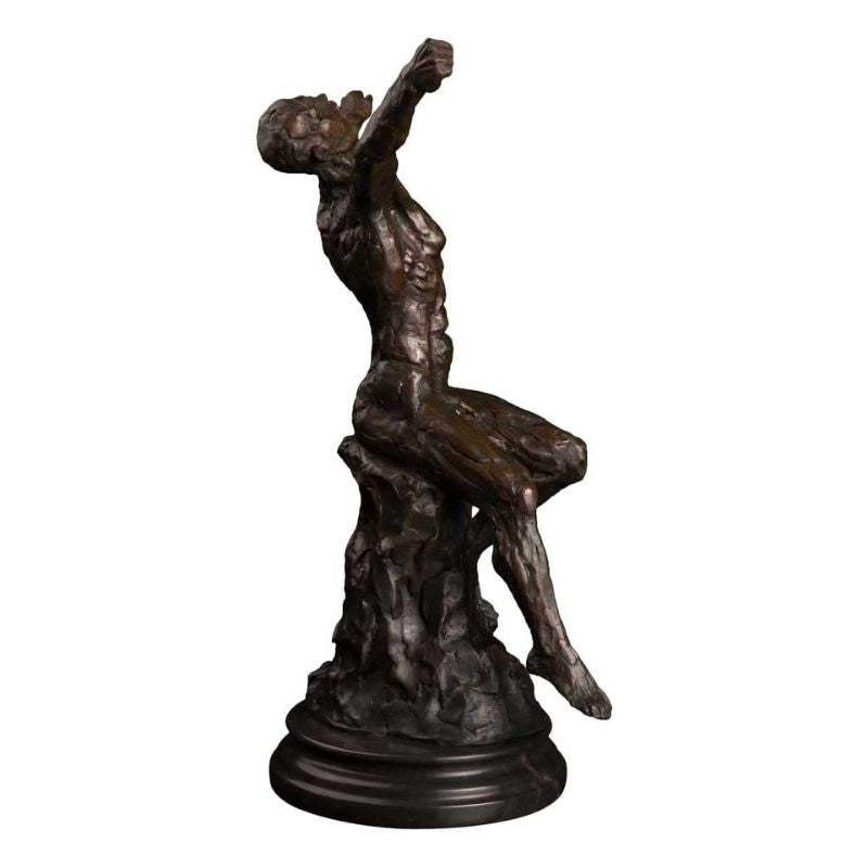 Statue Homme Abstraite — Signature