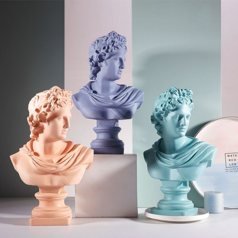 Apollon Rose - Statue Grecque Signature