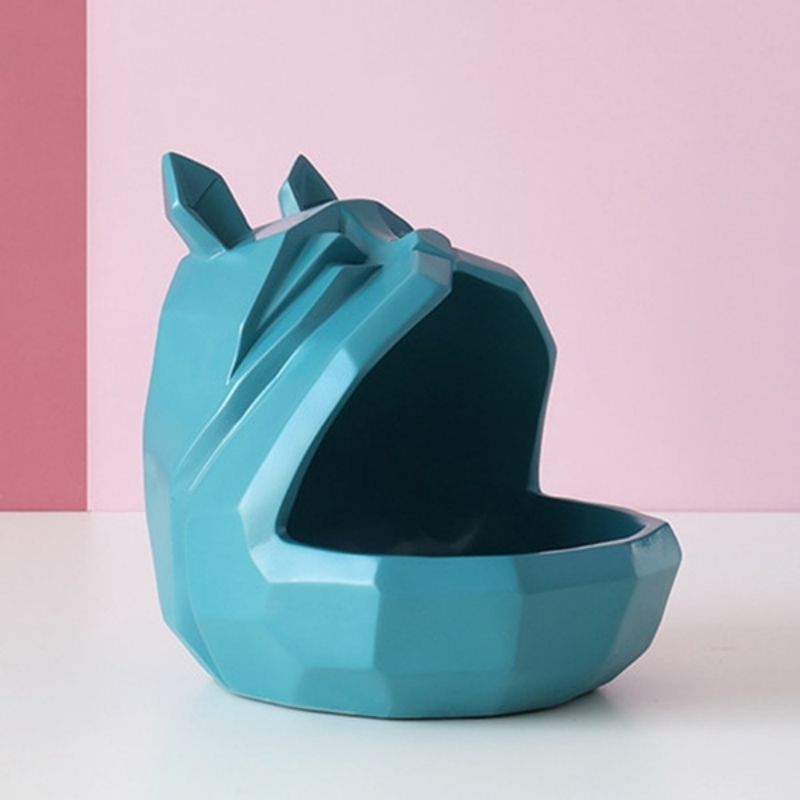 Statue Bouledogue Vert - Édition Signature