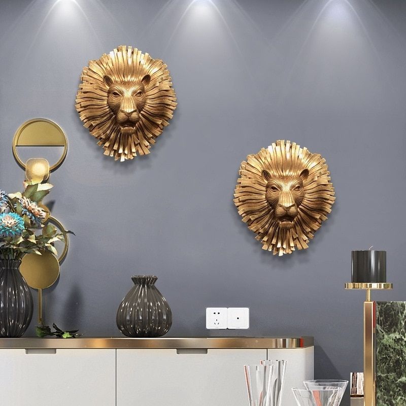 Statue Lion Murale – Collection Prestige