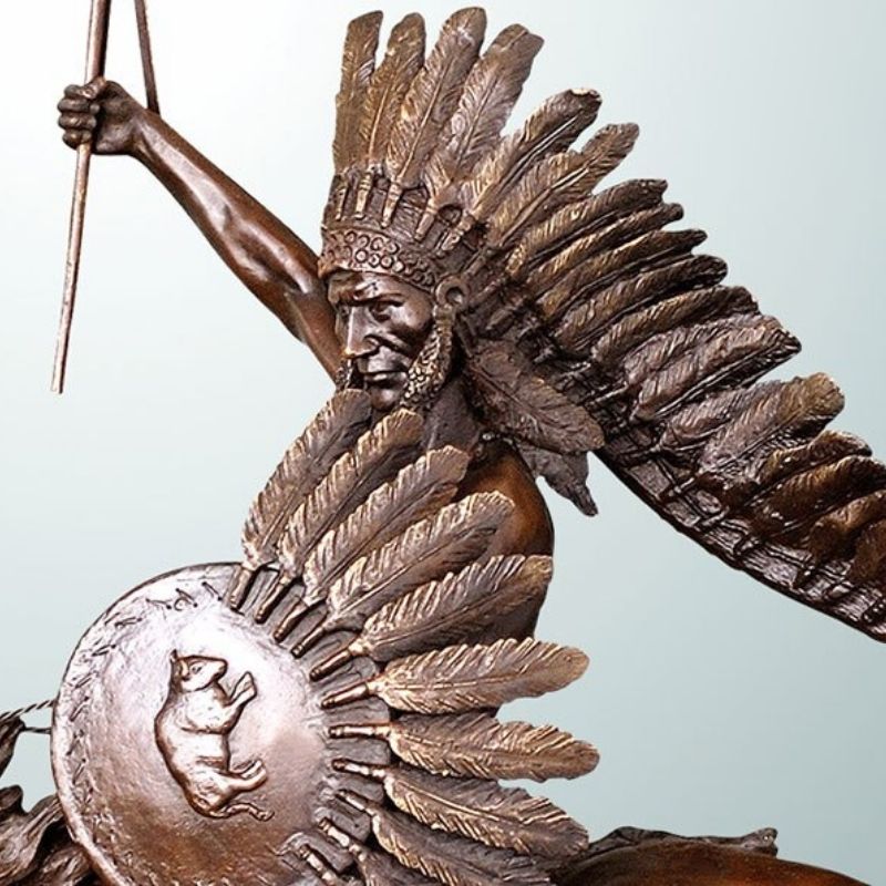 Statue Indien d'Amérique — Collection Signature
