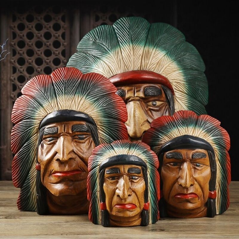 Statue en Bois Indien