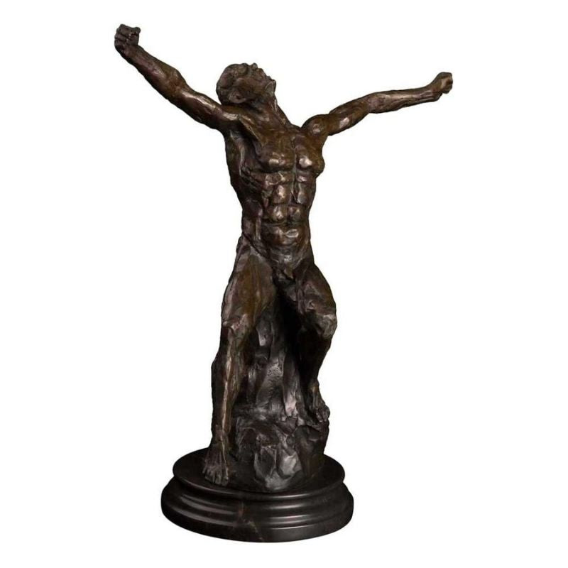 Statue Homme Abstraite — Signature