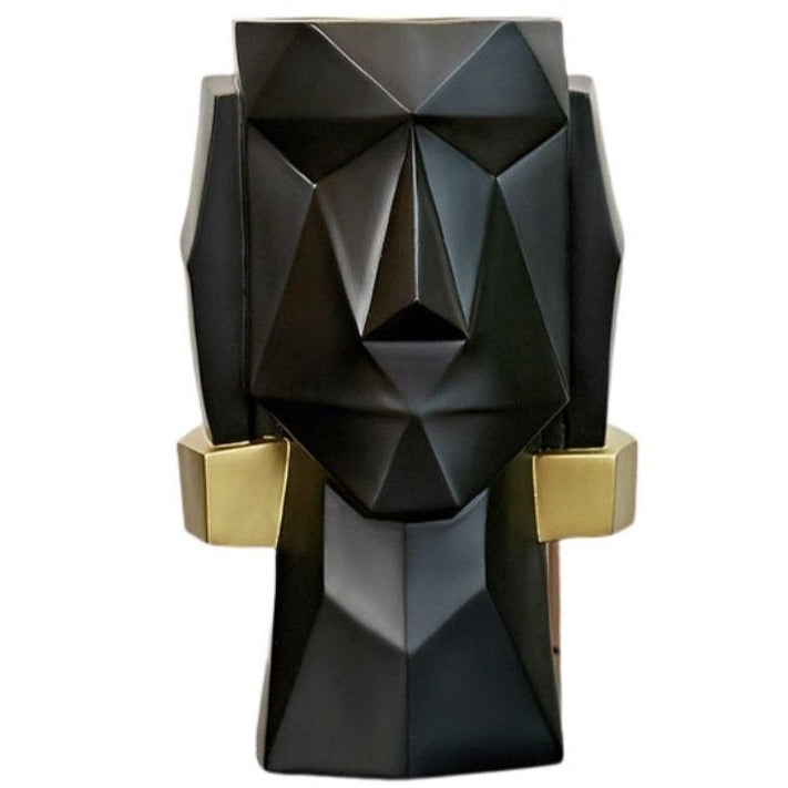 statue-moai-decoration-noire