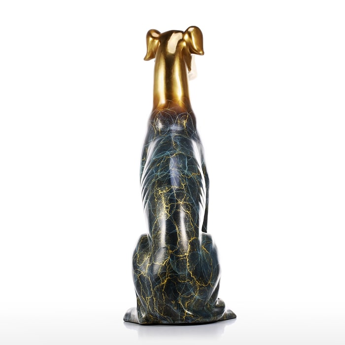 Statue Bronze Chien de Garde — Édition Signature