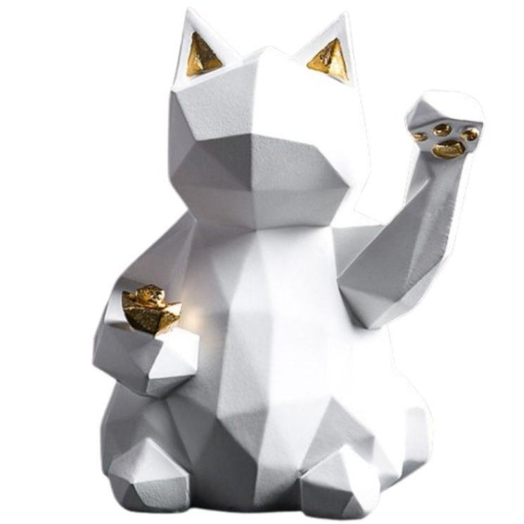 Statue Chat Origami Japon — Édition Signature