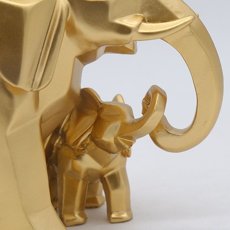 Éléphant d'Or — Statue Grande Taille Prestige