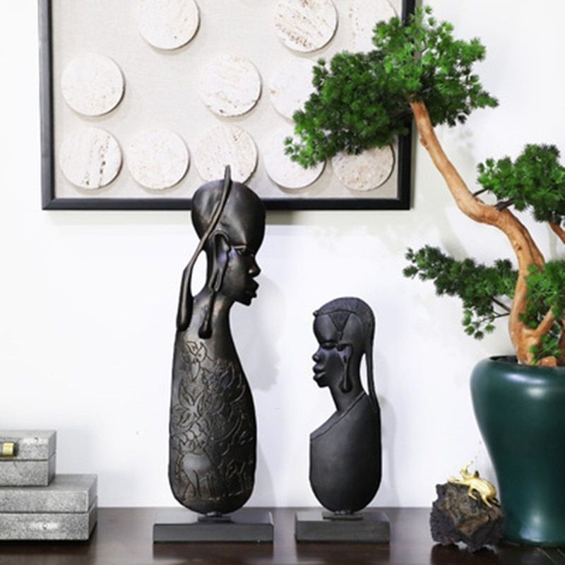 Statue Africaine Moderne — Édition Signature