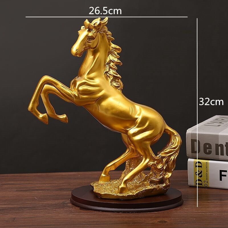 Statue Cheval d’Or — Édition Signature